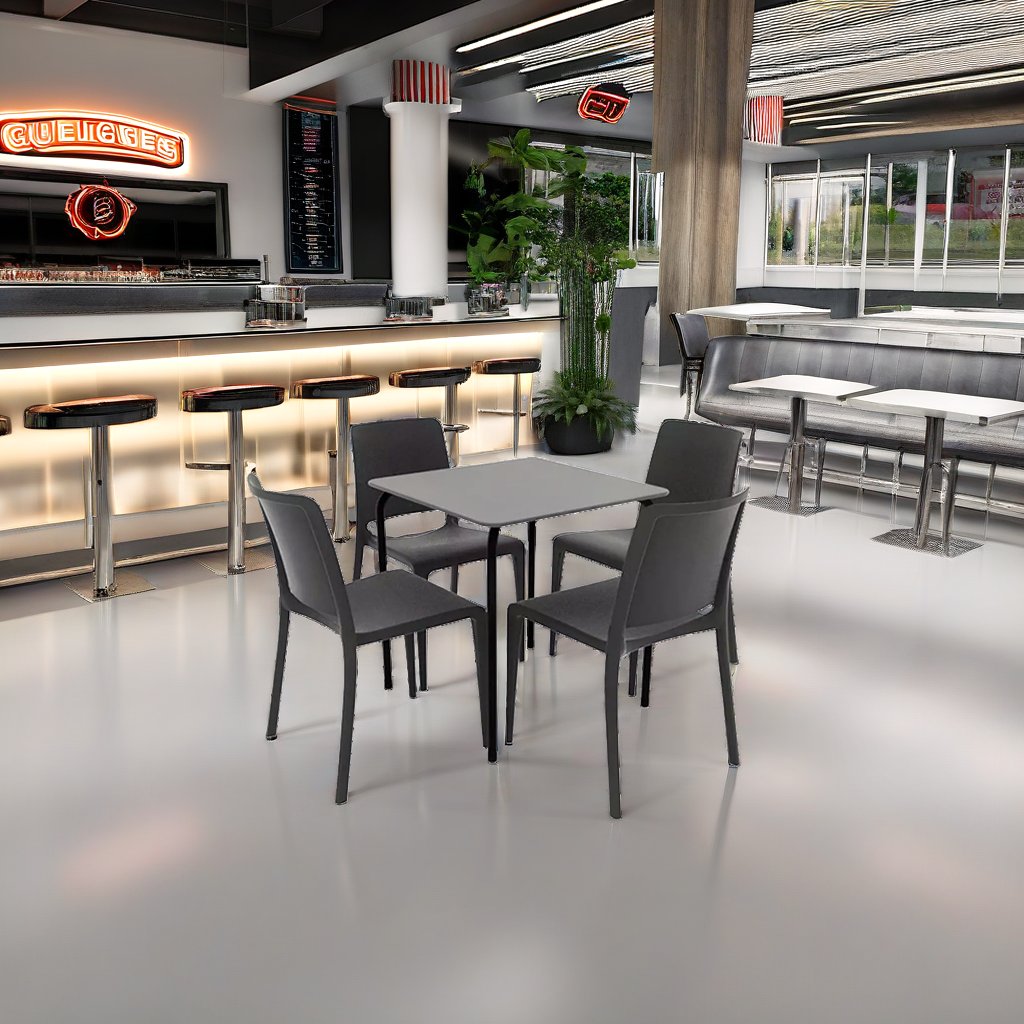 Set of 4 Patio Dining Side chair - Fresno