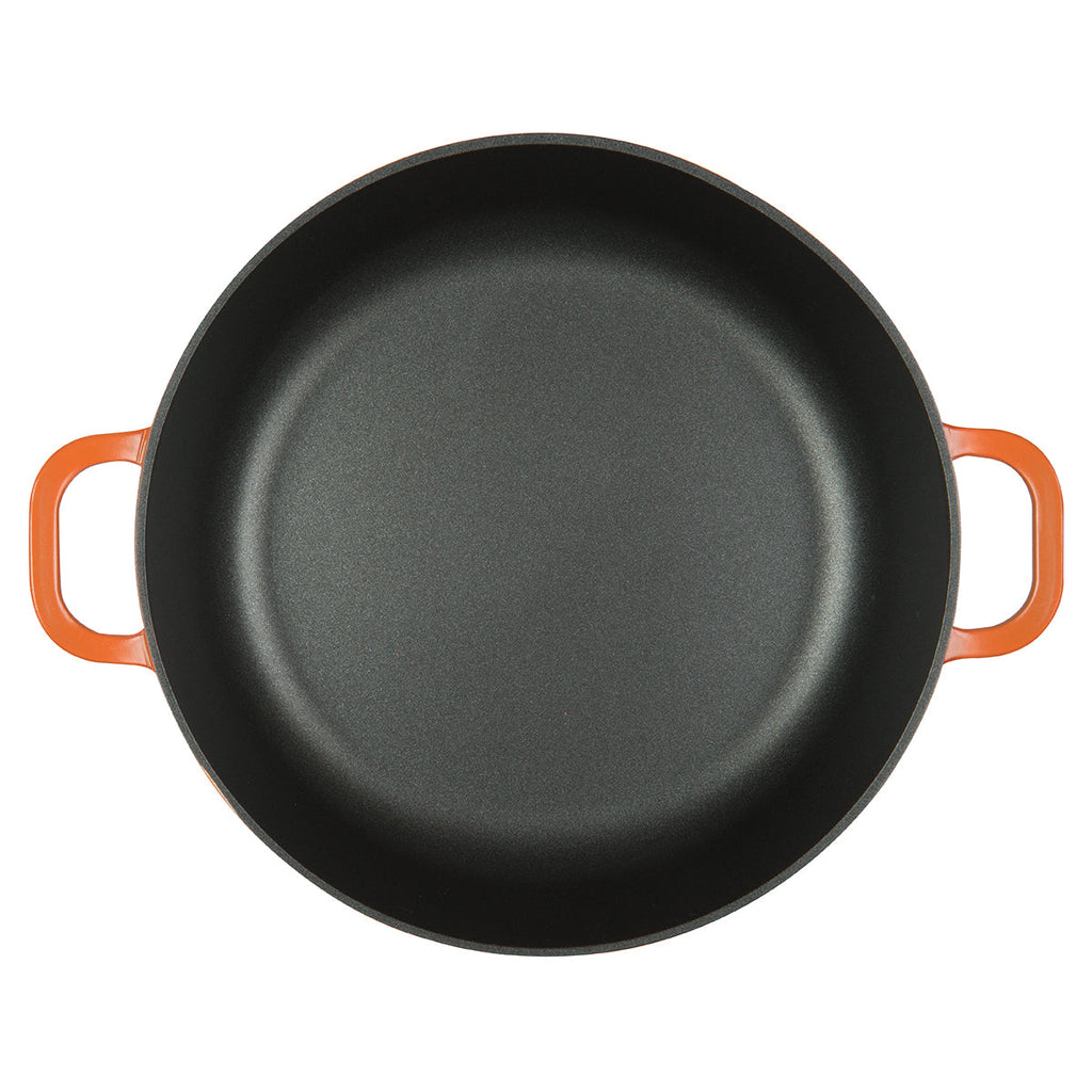 MASTERPAN Nonstick Dutch Casserole, Orange 3 Qt. 11" (28cm)