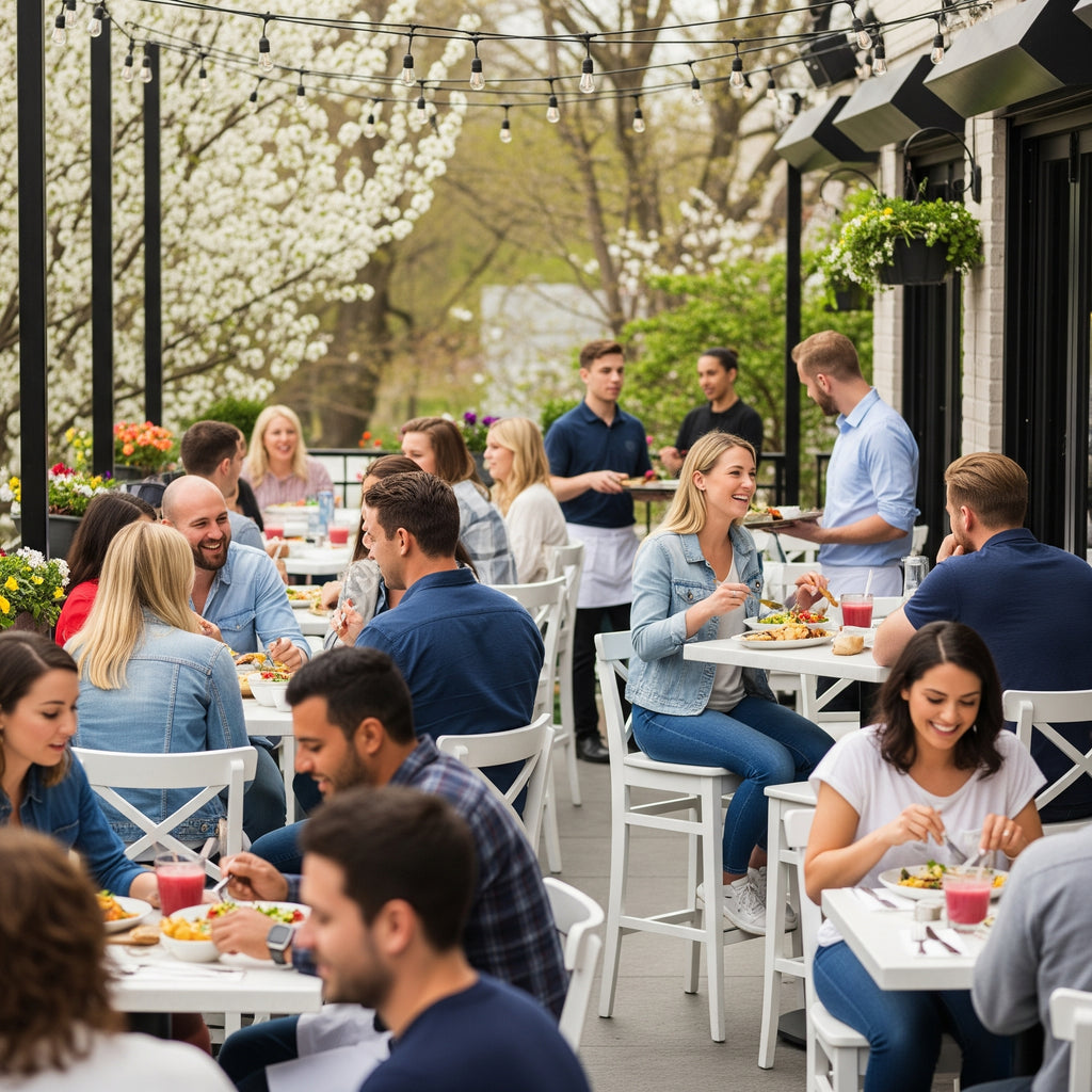 Outdoor Bar Stool Crossback 30" - Set of 4 - Milan