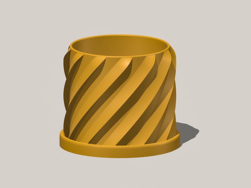 Thicc Spiral Plant Pot