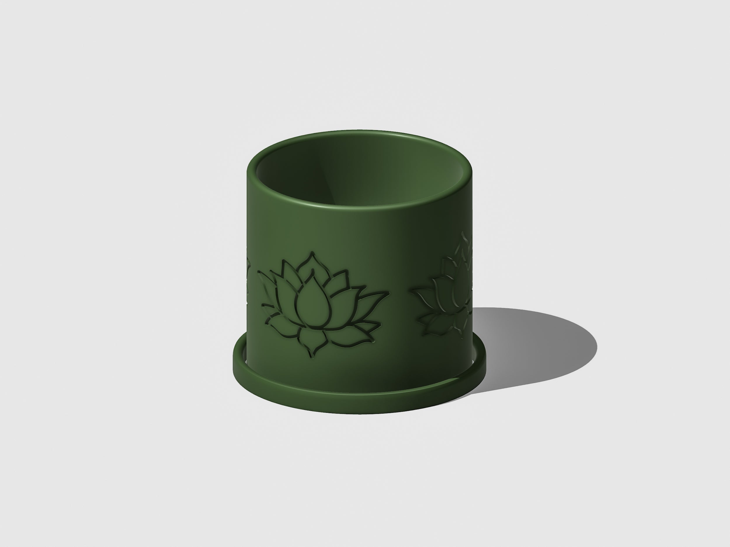 Lotus Flower Pot with Drainage