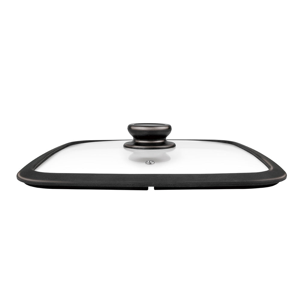 MASTERPAN Tempered Glass Lid, Fits Our 11x11" Pans (28cm)