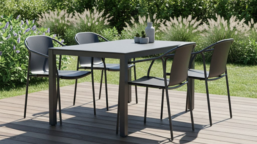 Aluminum Outdoor Arm Chair - Set of 4 - Rodi