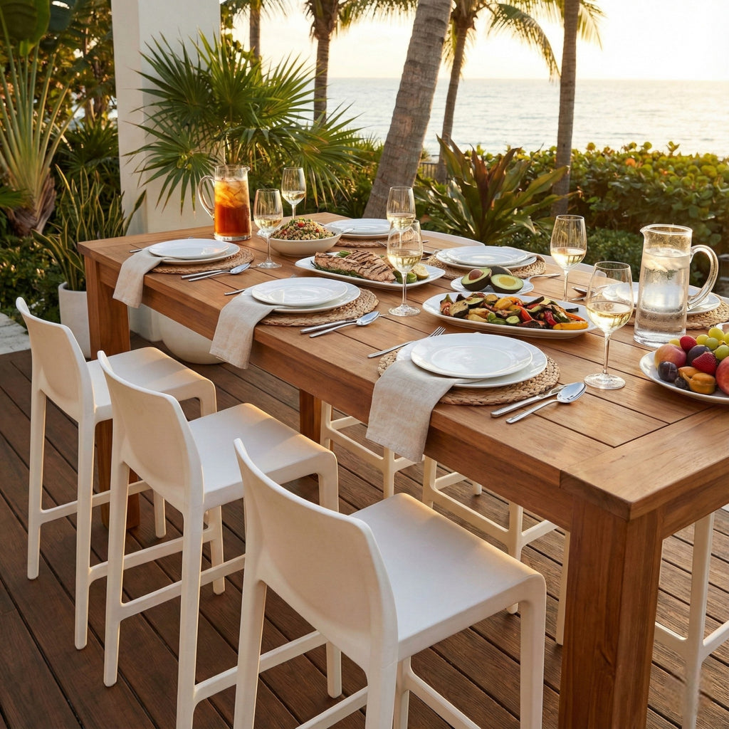 Commercial Grade 26" Counter Stool: Set of 4 - Plain