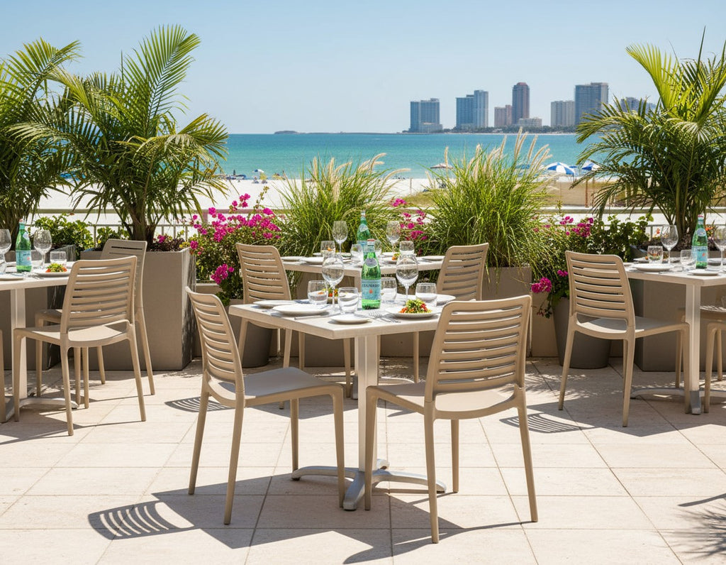 Outdoor Patio Dining Ladderback Chair - Set of 4 - Park