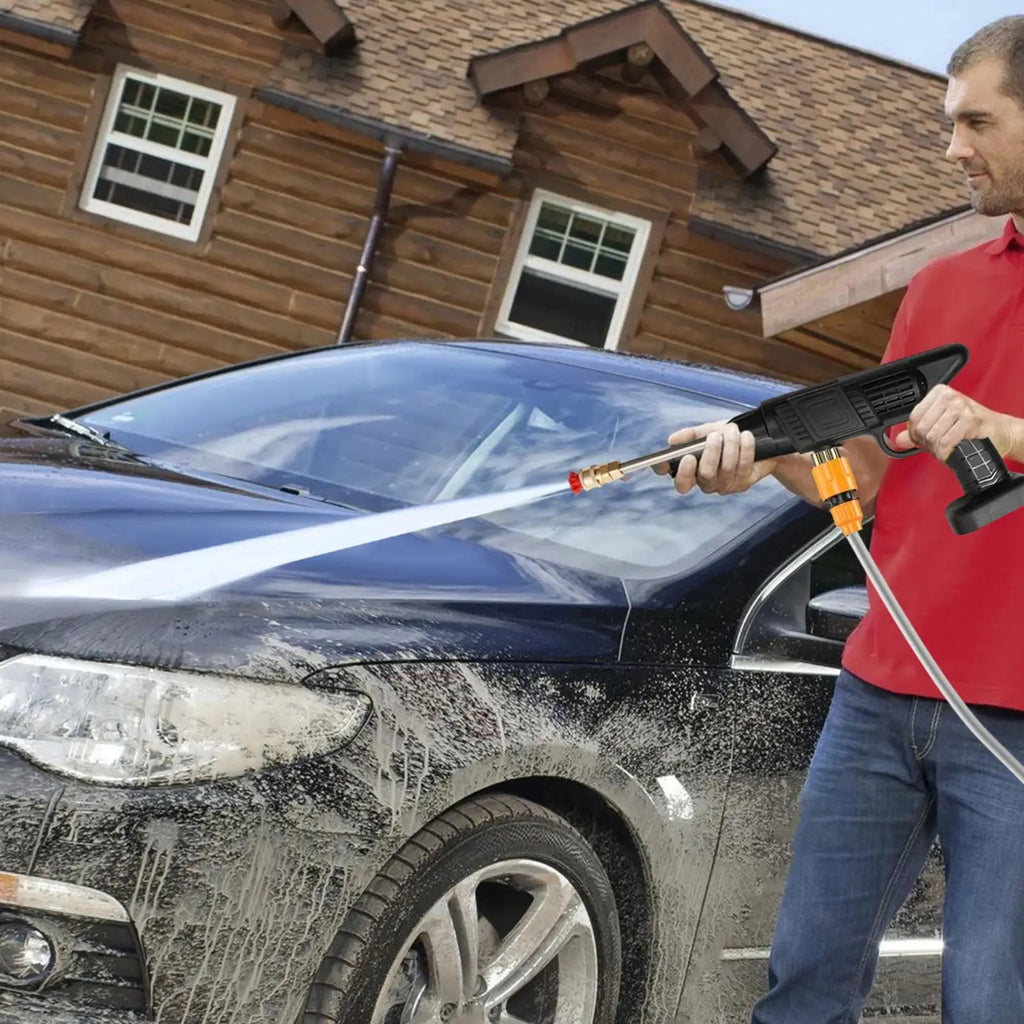 Cordless High-Pressure Washer – Portable Car Wash Spray Gun