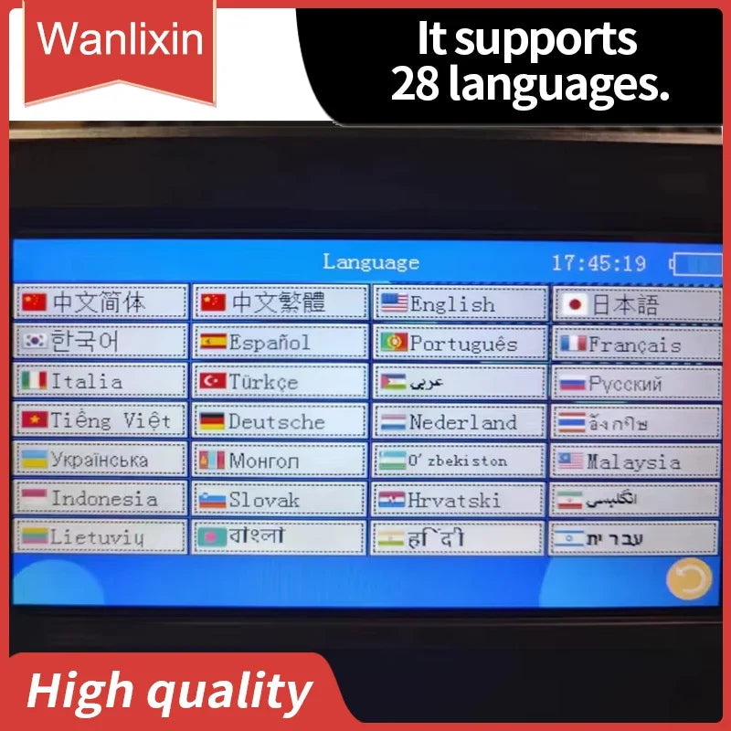Handheld Inkjet Label Printer – QR Bar Batch Code & Expiry Date Printer