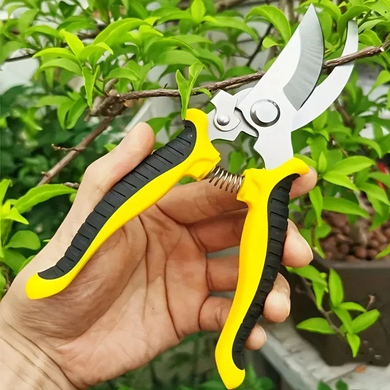 Heavy Duty Garden Pruning Scissors, Sharp Bypass Pruning Shears for Plants