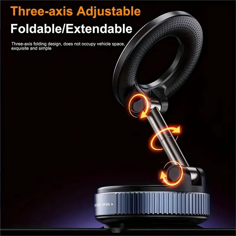360° Rotating Magnetic Car Phone Holder – Universal Magnetic Phone Mount for Car Dashboard & Windshield, Hands-Free Navigation