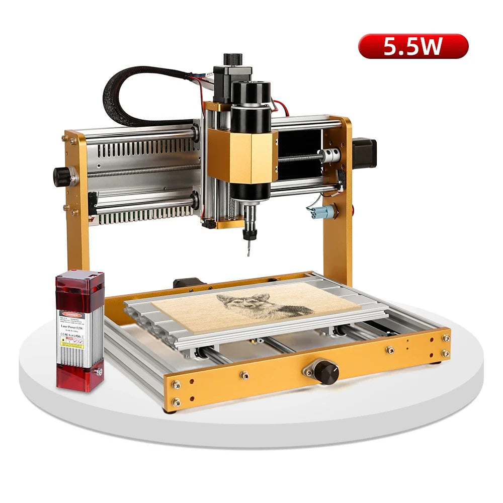 3018Pro Max CNC Router Machine – 500W All-Aluminum DIY Milling Engraver