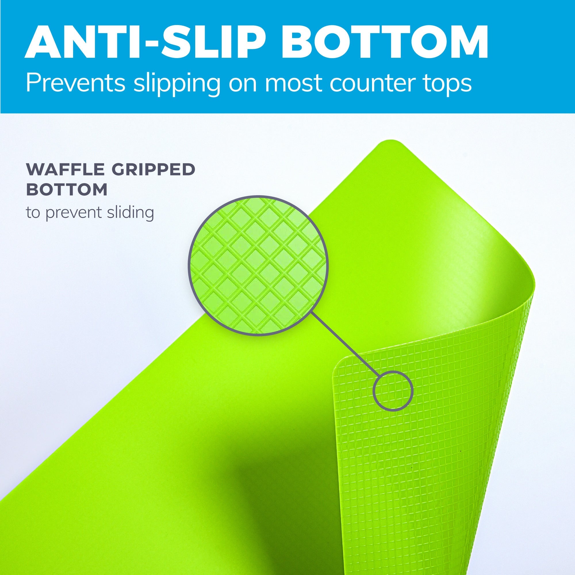 Easy-to-Clean Bamboo Wood Cutting Board with set of 6 Color-Coded Flexible Cutting Mats with Food Icons