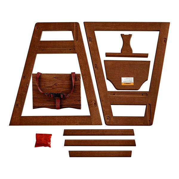 Wooden High Chair for Toddler - Stackable - Unassembled
